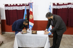 Inauguración sede UNSE en Brea Pozo